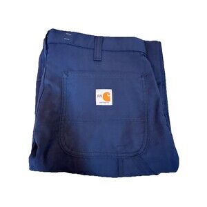 New Carhartt FR Lightweight Dungaree Fit Pants CAT 2 32x32 (31) Blue